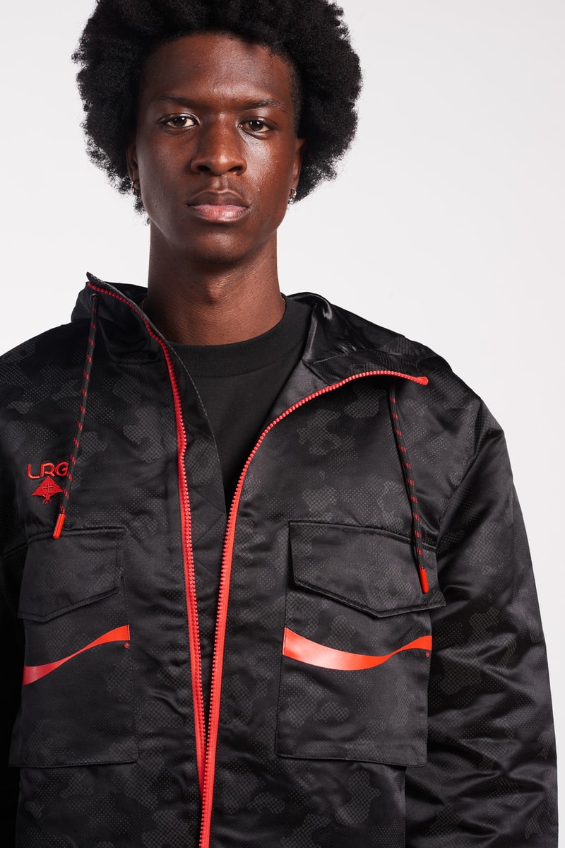 lookbook coca-cola tshirt long sleeve shirt windbreaker fleece set lifted research group so-cal