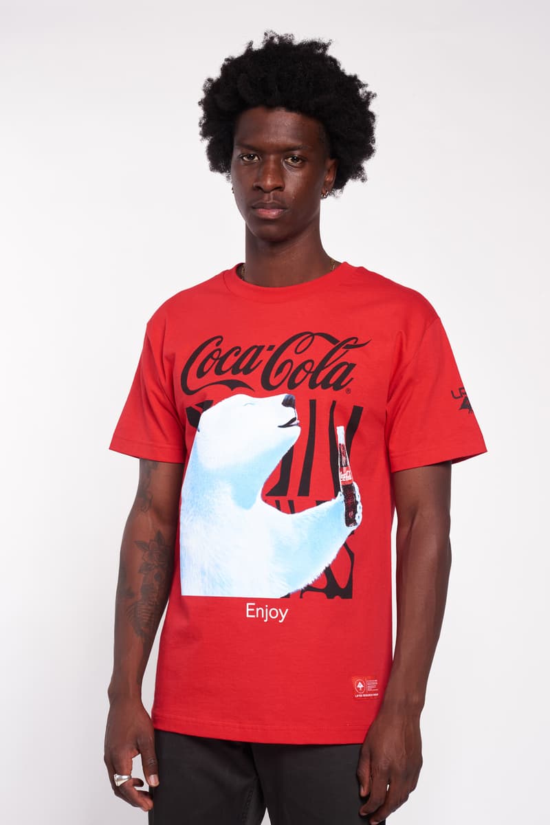 lookbook coca-cola tshirt long sleeve shirt windbreaker fleece set lifted research group so-cal