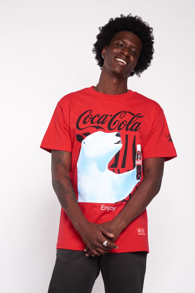 lookbook coca-cola tshirt long sleeve shirt windbreaker fleece set lifted research group so-cal