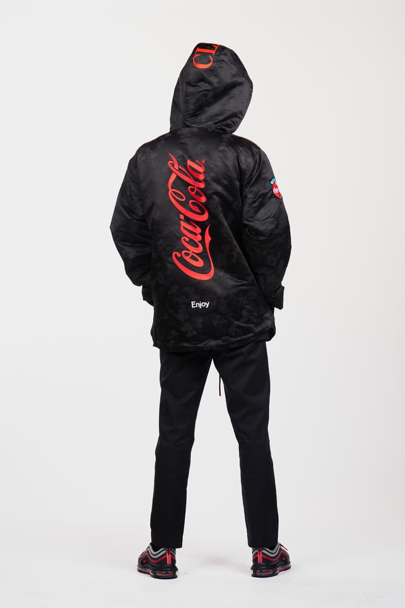 lookbook coca-cola tshirt long sleeve shirt windbreaker fleece set lifted research group so-cal