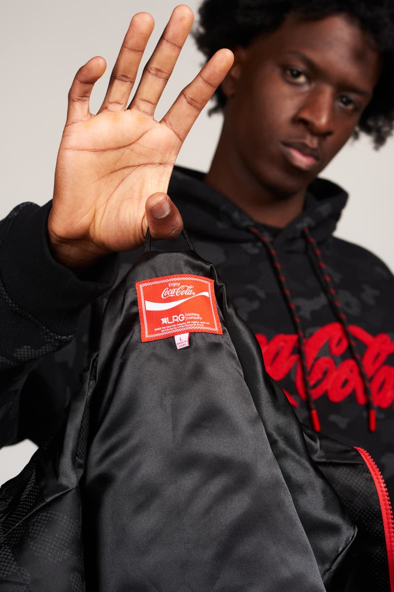 lookbook coca-cola tshirt long sleeve shirt windbreaker fleece set lifted research group so-cal