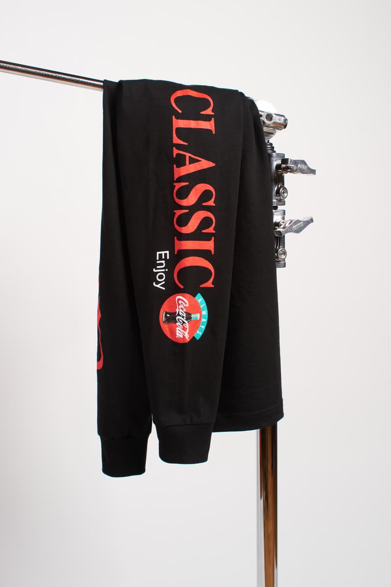 lookbook coca-cola tshirt long sleeve shirt windbreaker fleece set lifted research group so-cal