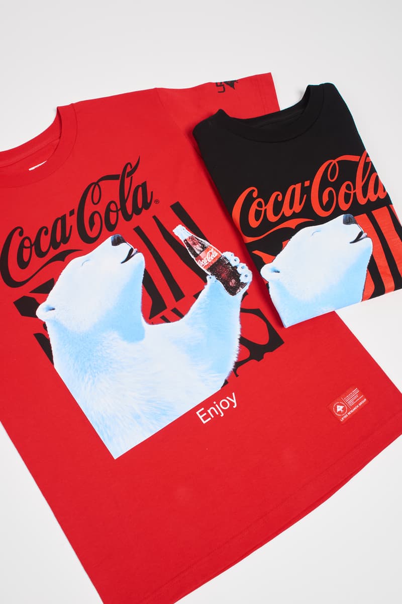 lookbook coca-cola tshirt long sleeve shirt windbreaker fleece set lifted research group so-cal