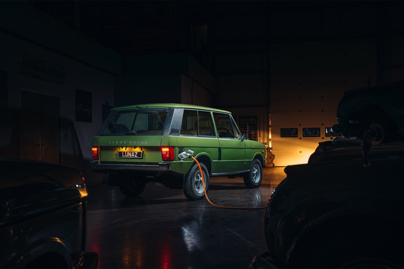 lunaz silverstone british britain automaker custom workshop electric cars powertrain ev range rover classic suv 