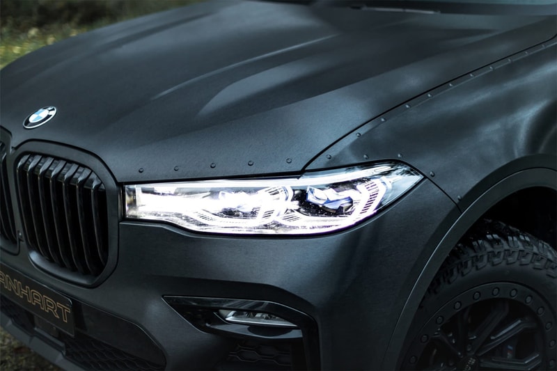 manhart automotive tuner bmw x7 suv off roader dirty edition rivets armored vehicle 