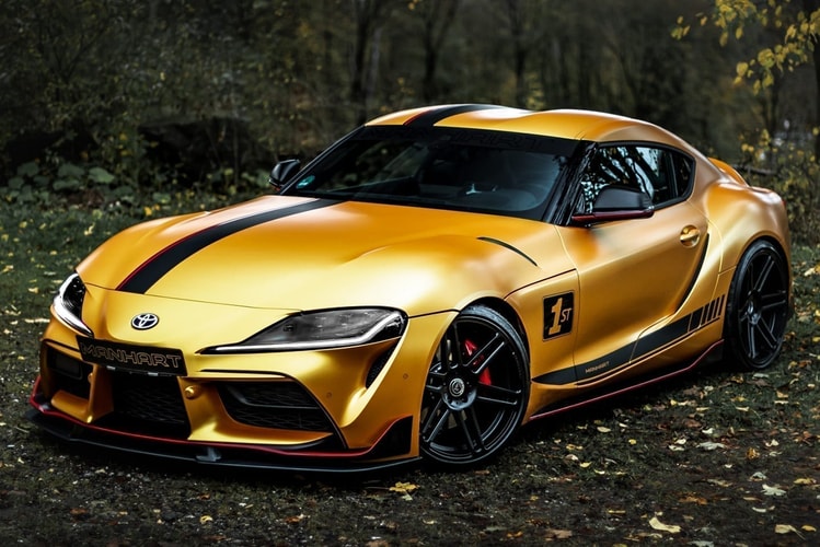 MANHART'S Gold-Wrapped 2020 Toyota Supra Delivers 550 HP