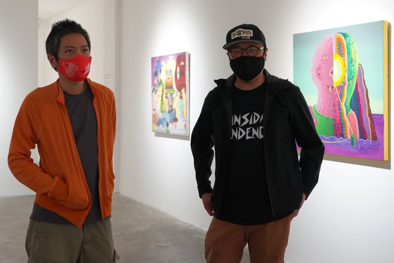 mariano ching louie cordero bat soup painters mo space art gallery exhibition paintings