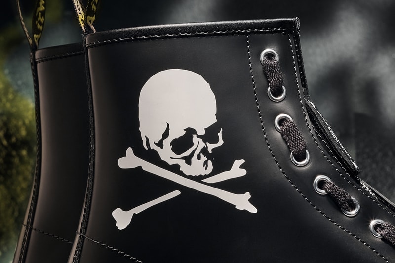 mastermind WORLD x Dr. Martens 1460 Remastered Series Masaaki Homma Japanese Punk Designer Label Boots Fall Winter 2020 FW20 Black Leather 