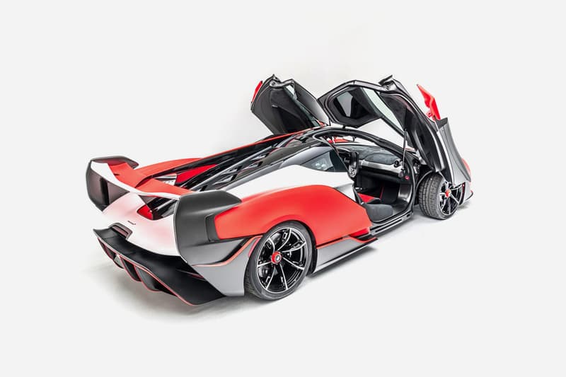 mclaren sabre 824 horsepower hypercar supercar racing unveil reveal v8 engine