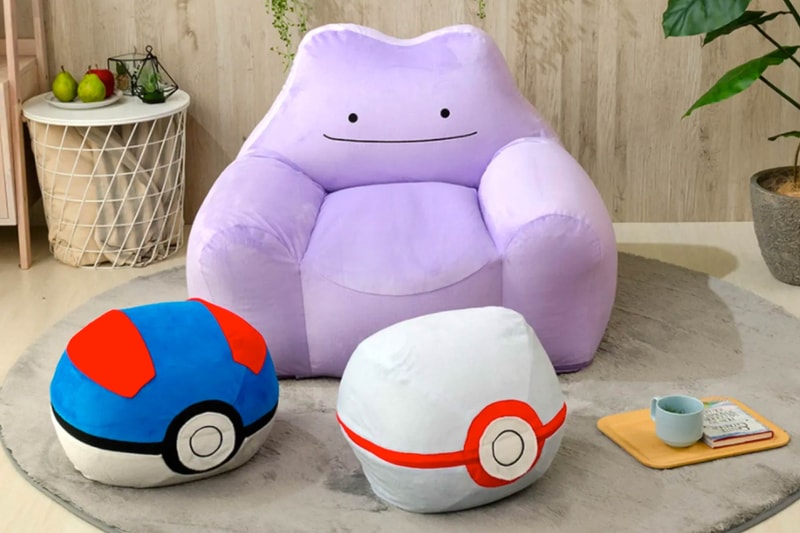 metamon ditto Pokémon soft chair release CELLUTANE Japan seating Pokemon plush pikachu cartoons anime manga home 