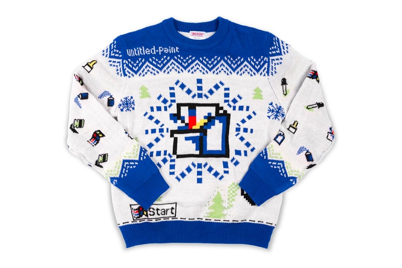 Microsoft Windows 95 Ugly Christmas Sweater Release Windows XP MS Paint 