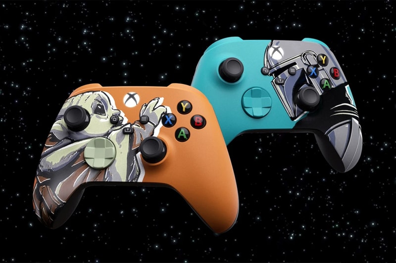 microsoft xbox series x one s custom controllers disney plus the mandalorian baby yoda sweepstakes twitter