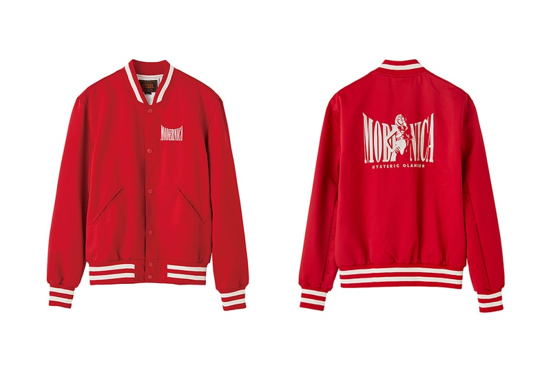 modernica hysteric glamour collaboration release info photos pricing buying guide hoodies side shell chair daybed aiko side table t-shirt hoodies bowling shirt satin jackets