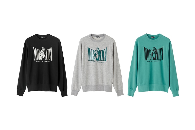 modernica hysteric glamour collaboration release info photos pricing buying guide hoodies side shell chair daybed aiko side table t-shirt hoodies bowling shirt satin jackets