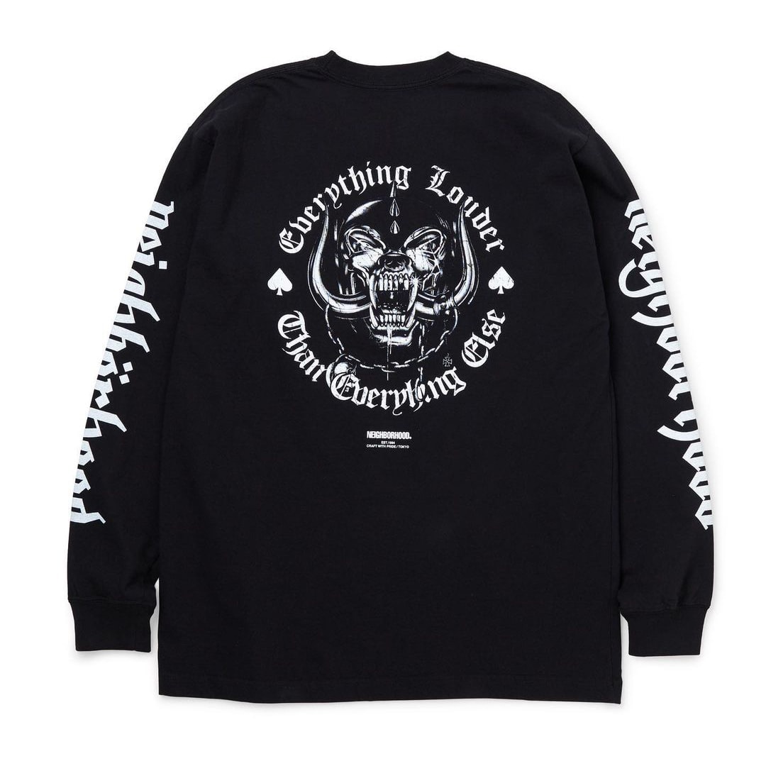 Motörhead x NEIGHBORHOOD Collaboration Collection lemmy kilmister release date info buy january 2 2021 colorway hoodie tee shirt incense chamber