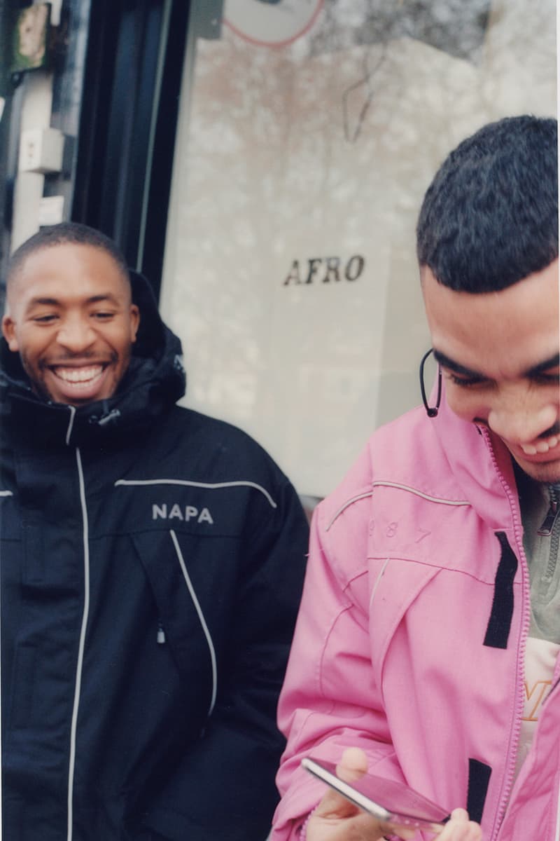 napa napapijri martine rose fall winter 2020 fw20 campaign imagery sliderscuts east london barbershop details