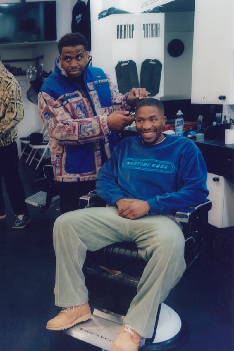 napa napapijri martine rose fall winter 2020 fw20 campaign imagery sliderscuts east london barbershop details