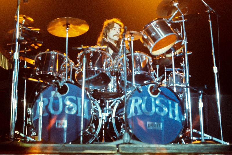 Neil Peart 2112 Drum Set 500000 USD bonhams Auction house rush drummer fly by Night Caress of Steel 2112 1974