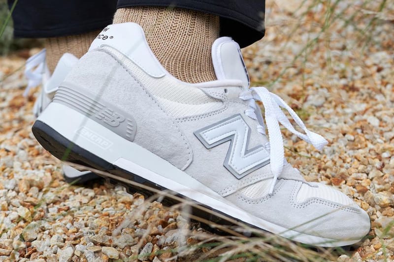 new balance gray and white