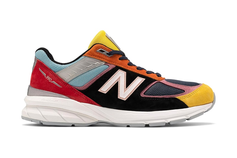 New balance 990v5 multi coloured release information how much kawhi Leonard