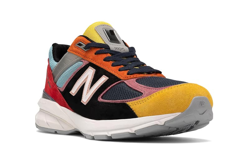 New balance 990v5 multi coloured release information how much kawhi Leonard