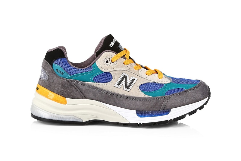 new balance 992 colorblock release info photos price store list buying guide grey green blue yellow white 