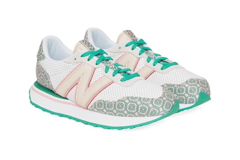 new balance Casablanca 327 237 release information collaboration monogram pattern 2020 December release where to buy