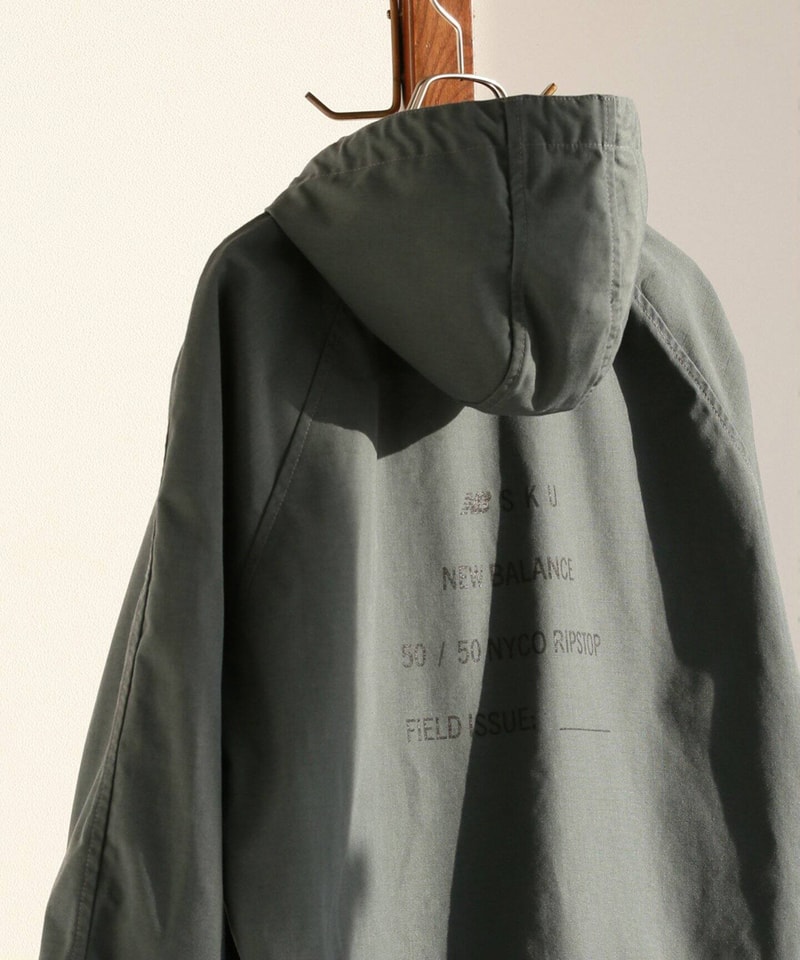 New Balance Japan x Save Khaki United Collaboration apparel garments journal standard baycrews exclusive sneakers shirts parka jacket tote bag sku america