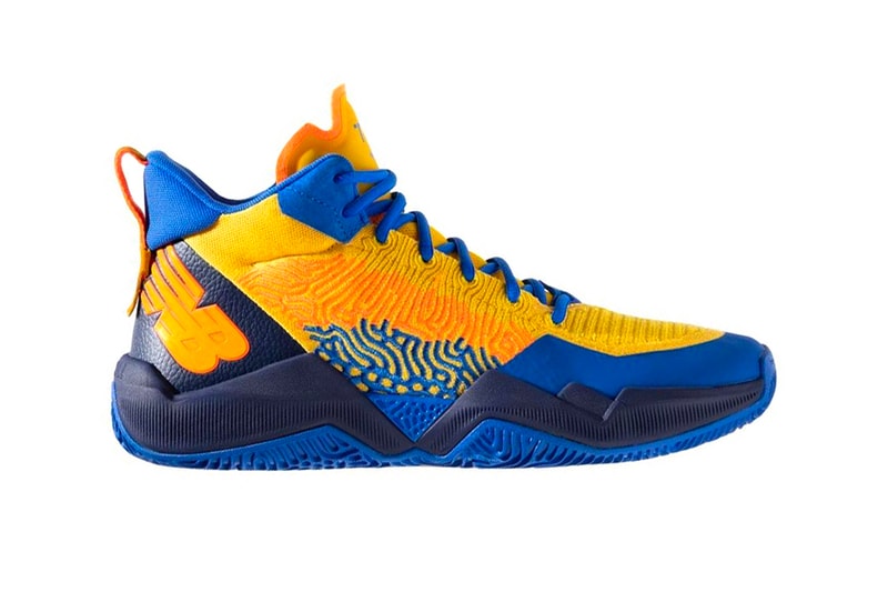 New Balance Announces the Two WXY Hoops Shoe colorways basketball sneakers footwear court blue pink orange