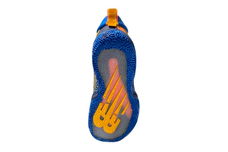 New Balance Announces the Two WXY Hoops Shoe colorways basketball sneakers footwear court blue pink orange