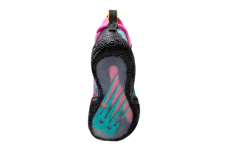 New Balance Announces the Two WXY Hoops Shoe colorways basketball sneakers footwear court blue pink orange