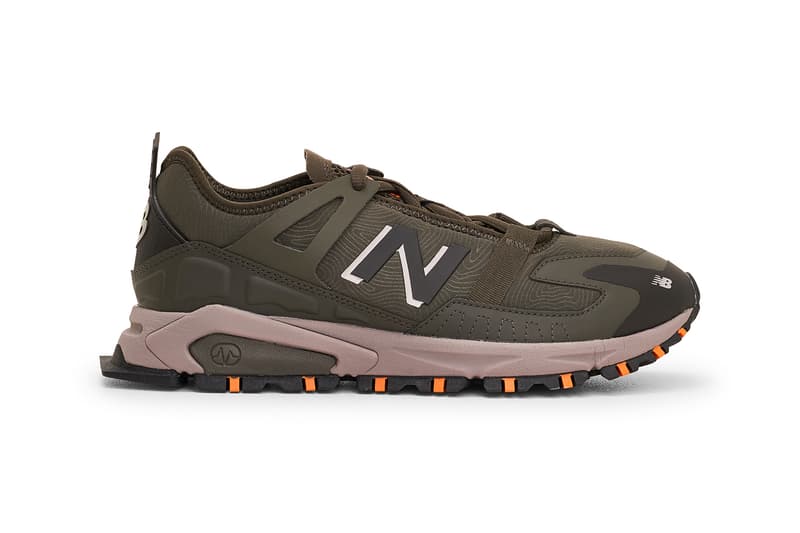 New Balance X-Racer "Moonbeam" "Camo Green" MSXRC SS21 Spring Summer 2021 Neoprene Rubber Suede Mesh ABZORB Très Bien Sneaker Store Shop Online Cop Trail Running Shoe Trainer Footwear Drop Date Release Information Closer First Look