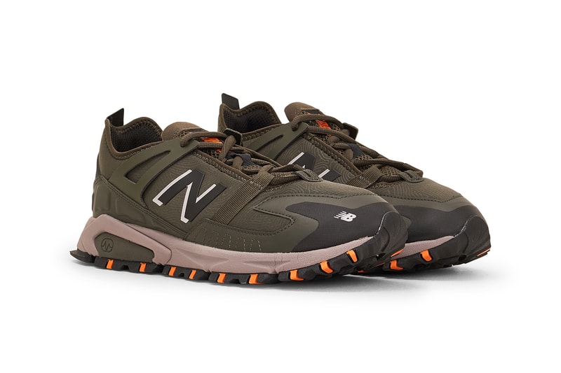 New Balance X-Racer "Moonbeam" "Camo Green" MSXRC SS21 Spring Summer 2021 Neoprene Rubber Suede Mesh ABZORB Très Bien Sneaker Store Shop Online Cop Trail Running Shoe Trainer Footwear Drop Date Release Information Closer First Look