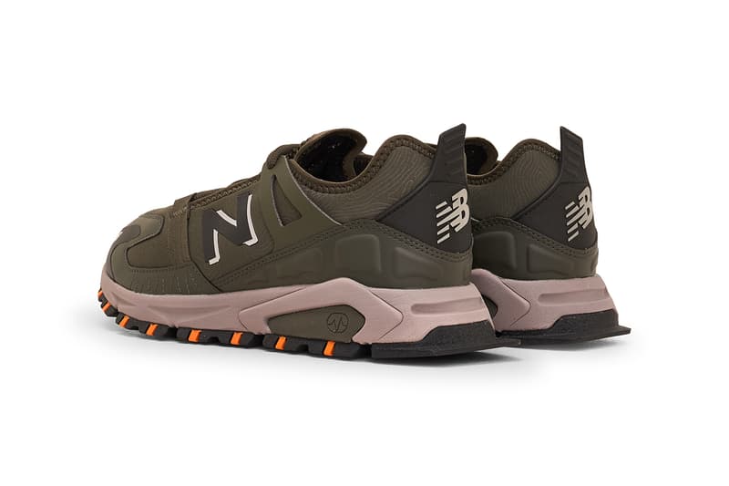 New Balance X-Racer "Moonbeam" "Camo Green" MSXRC SS21 Spring Summer 2021 Neoprene Rubber Suede Mesh ABZORB Très Bien Sneaker Store Shop Online Cop Trail Running Shoe Trainer Footwear Drop Date Release Information Closer First Look