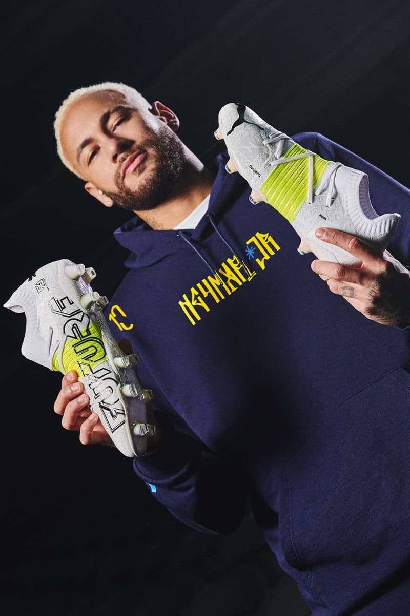 puma neymar jr football soccer brazil paris saint-germain future z 1.1. sao paolo apparel collection release details white yellow black