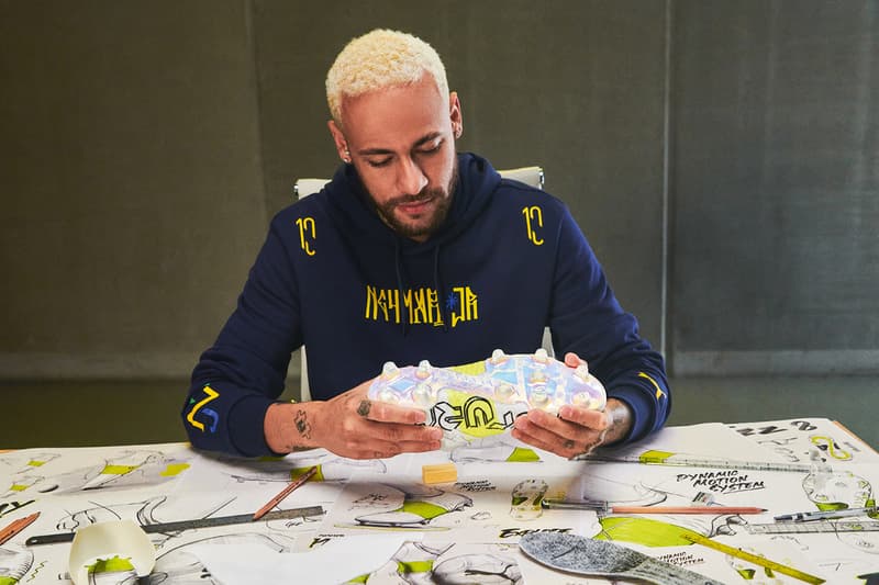 puma neymar jr football soccer brazil paris saint-germain future z 1.1. sao paolo apparel collection release details white yellow black