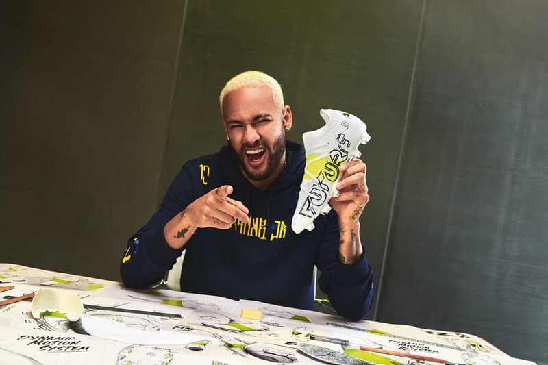 puma neymar jr football soccer brazil paris saint-germain future z 1.1. sao paolo apparel collection release details white yellow black