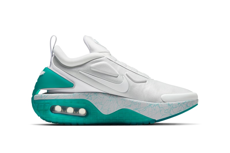 nike adapt auto max jetstream  CZ6799 001 white teal volt release info date pricing photos buying guide