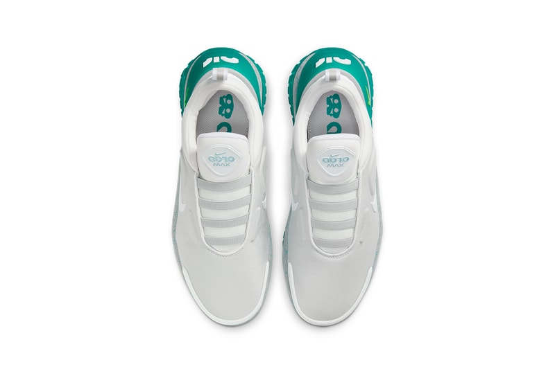 nike adapt auto max jetstream  CZ6799 001 white teal volt release info date pricing photos buying guide