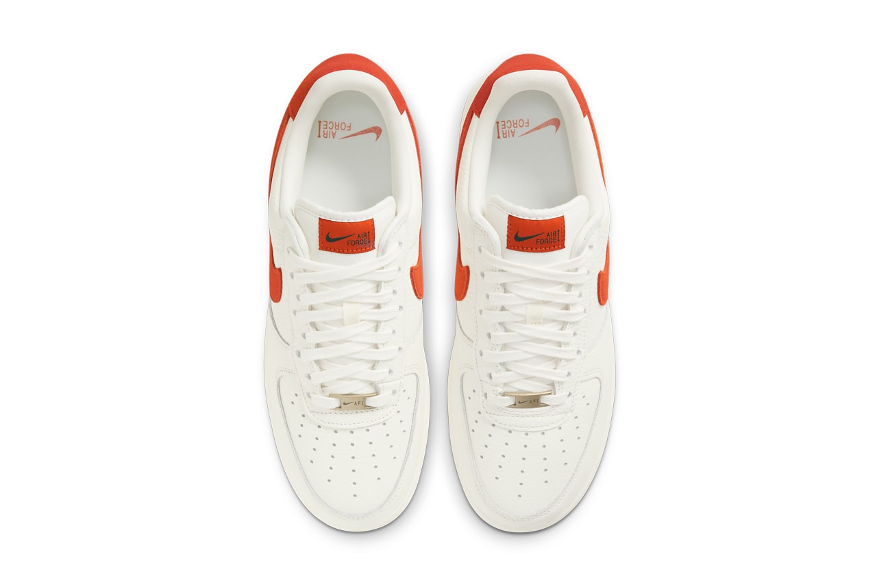 nike sportswear air force 1 low craft sail mantra orange CV1755 100 official release date info photos price store list buying guide