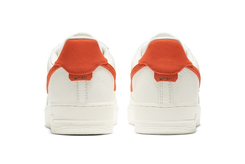 nike sportswear air force 1 low craft sail mantra orange CV1755 100 official release date info photos price store list buying guide