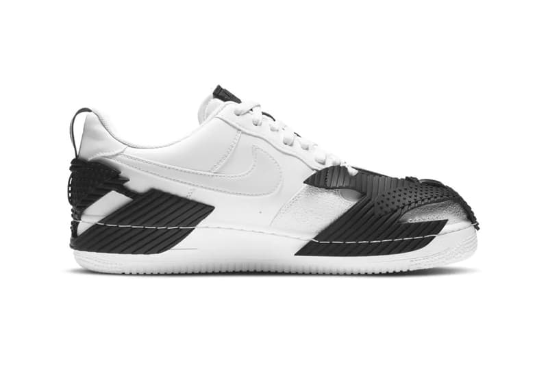 nike air force 1 ndstrkt white black rubber armor details release information closer look buy cop purchase