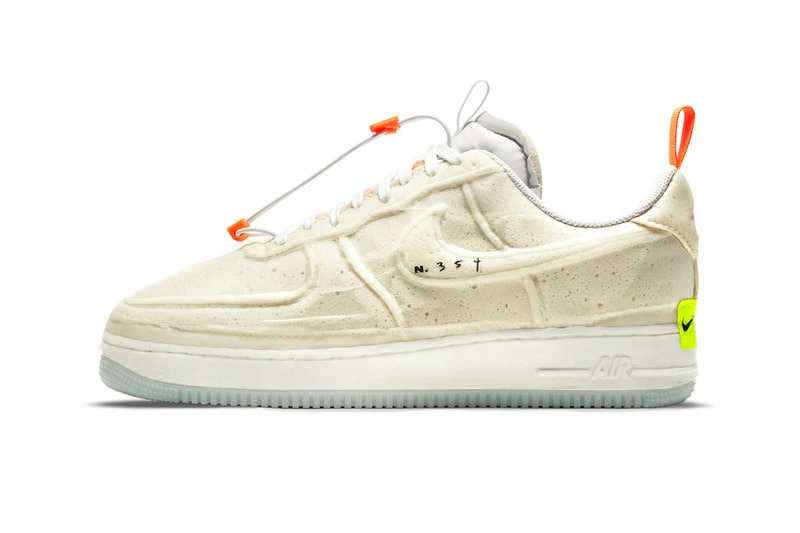 Nike Air Force 1 Type N 354 Experimental sail cv1754 100 menswear streetwear fall winter 2020 collection fw20 shoes sneakers kicks trainers runners
