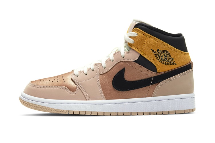 Air Jordan 1 Mid "Particle Beige" Displays a Handful of Delicate Textures