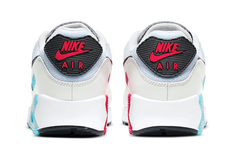 nike air max 90 chlorine blue fusion red information release 