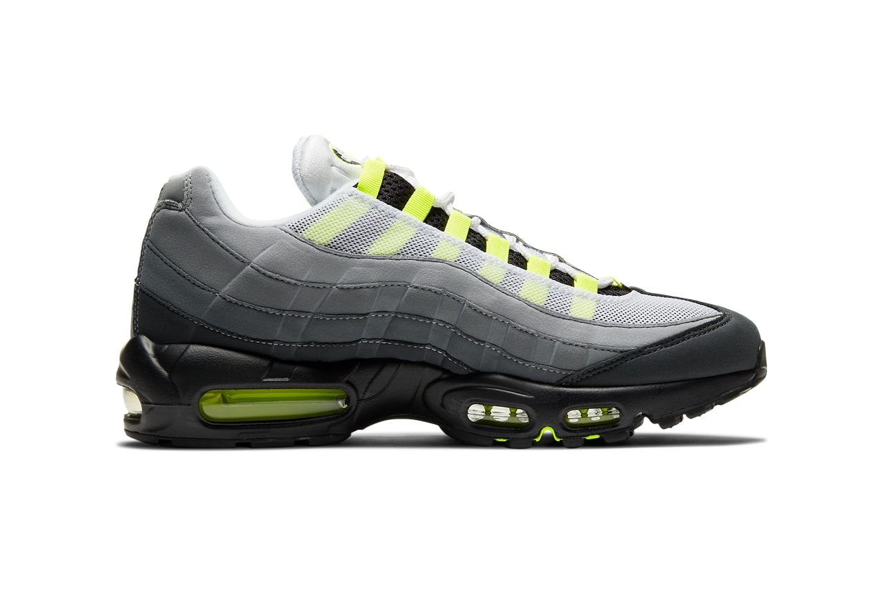nike sportswear air max 95 neon black yellow graphite ct1689 001 official release date info photos price store list buying guide