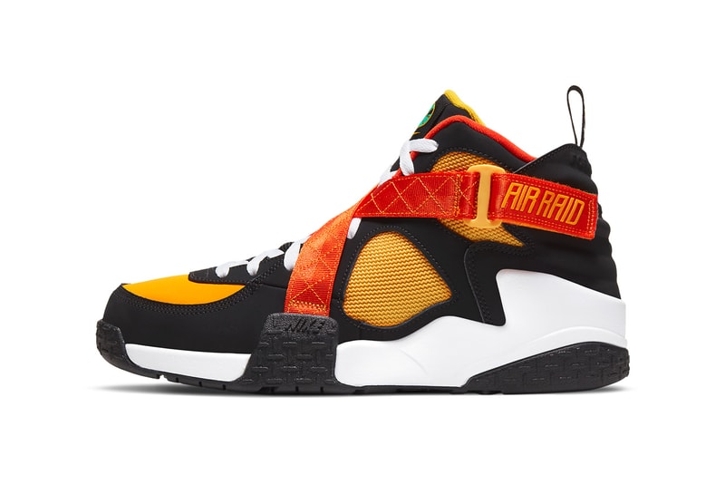 nike sportswear air raid roswell rayguns yellow orange green black white dd9222 001 official release date info photos price store list buying guide