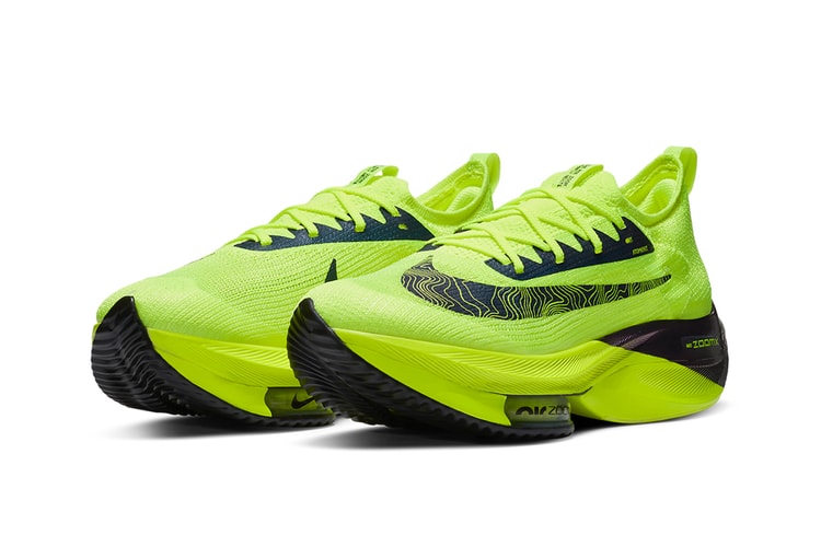 Nike Air Zoom AlphaFly NEXT% Gets Outfitted With Neon Uppers and Topographical Patterns