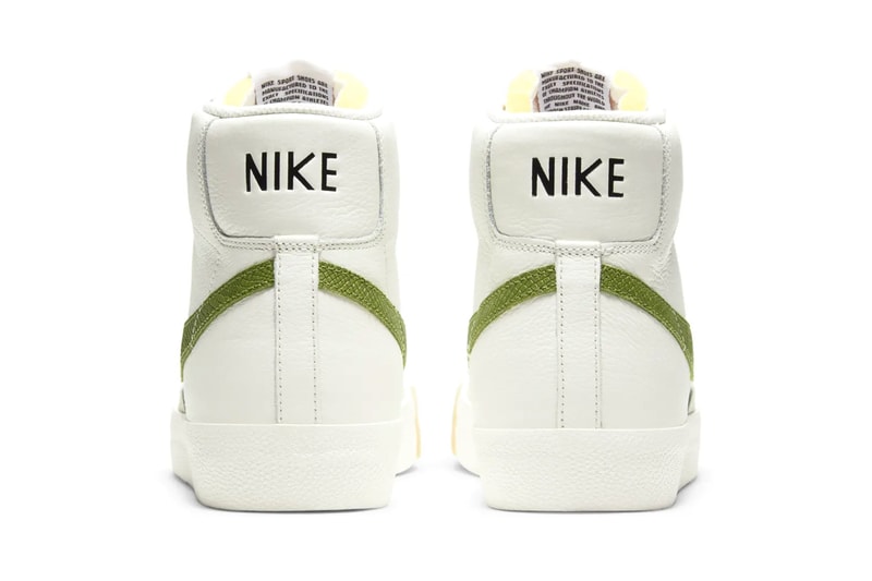 Nike Blazer Mid 77 Vintage Asparagus Snakeskin DC1706 100 menswear streetwear shoes sneakers kicks trainers runners fw20 fall winter 2020 collection
