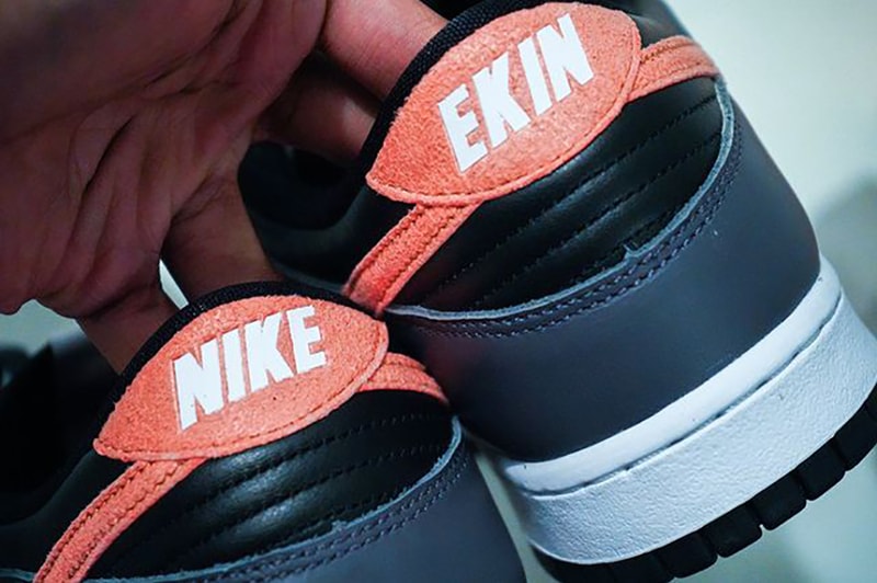 nike dunk low ekin white grey black orange info photos 